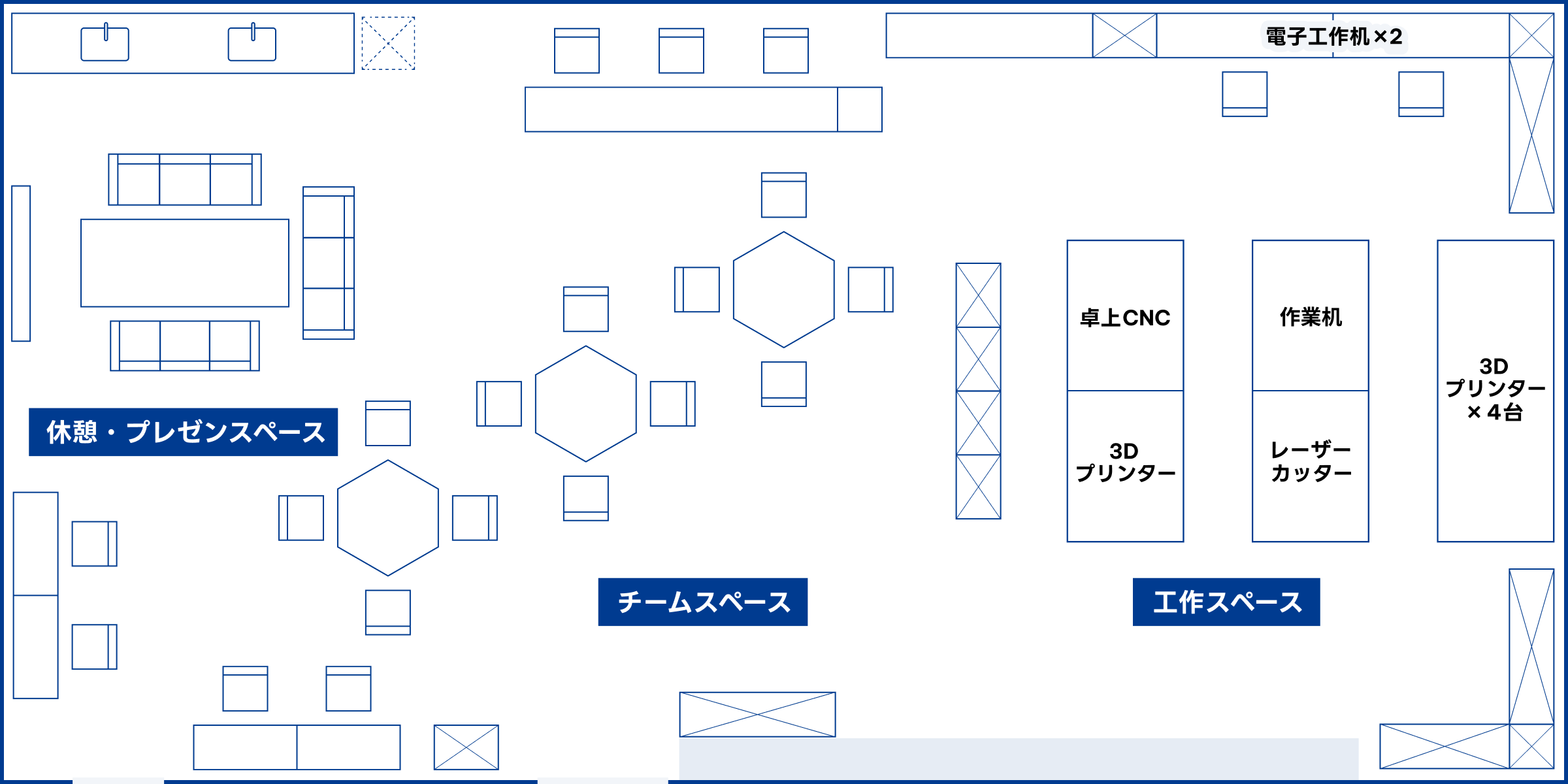 TeSH Spark Garage – SpaGare –のフロアマップ